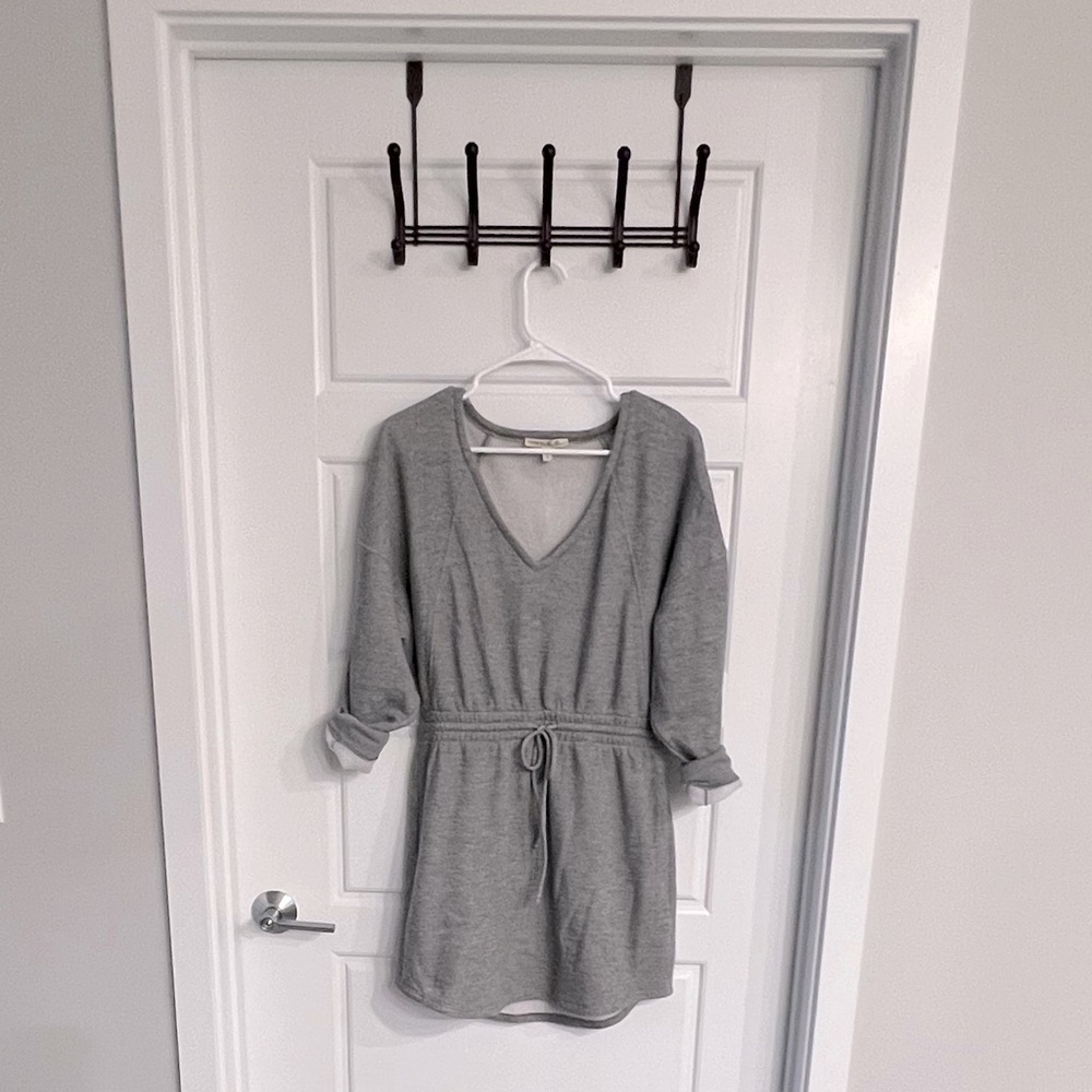 Express - Gray Sweater Dress